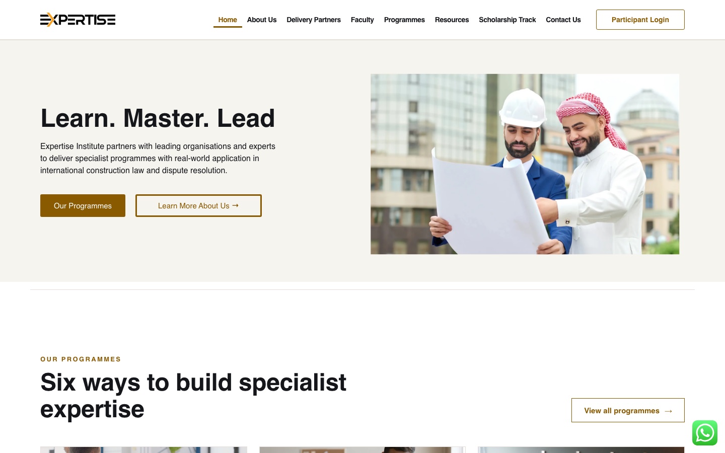 Laman utama Expertise Institute